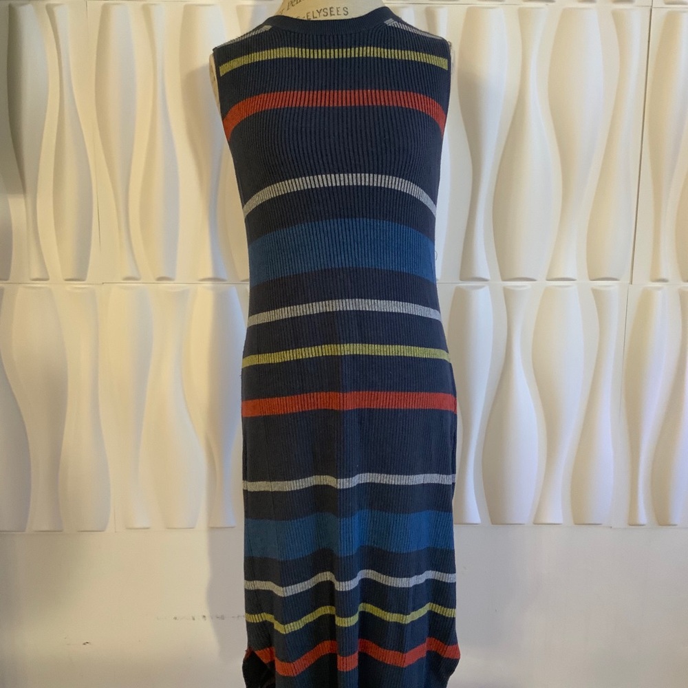 Vintage Multicolored Sweater Dress